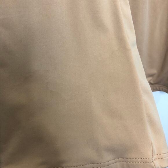 I AM GIA Renalee Floral Cutout Wrap Top Large Flare Pants Medium Set Tan - Picture 11 of 13